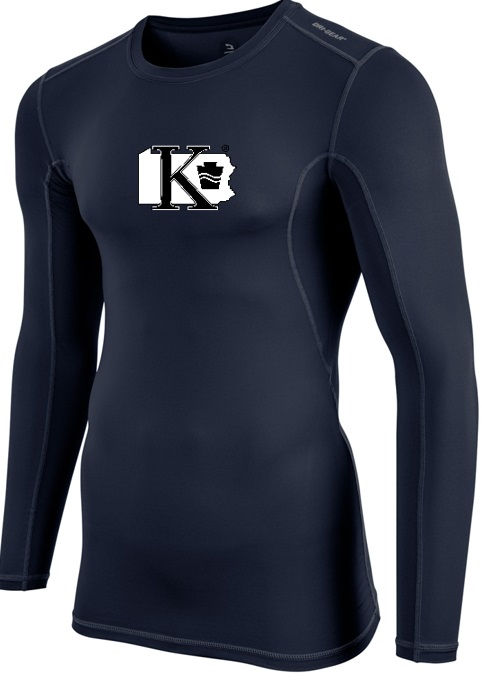 Thumbnail: CHAMPRO LIGHTNING LONG SLEEVE COMPRESSION SHIRT by Champro|CJ3