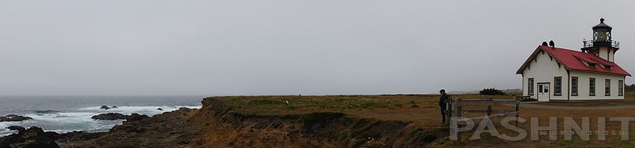 Panorama of Point Cabrillo Lighthouse