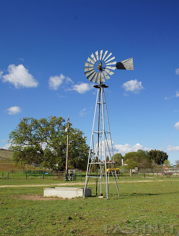 The Aermotor Windmill near Creston, California