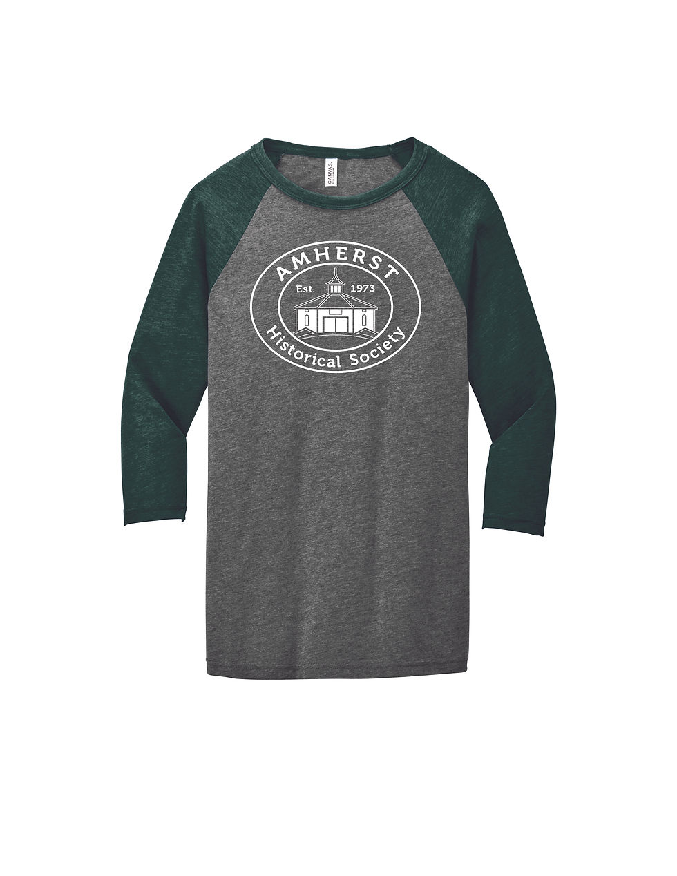 Thumbnail: Amherst Historical Society Raglan Tshirt