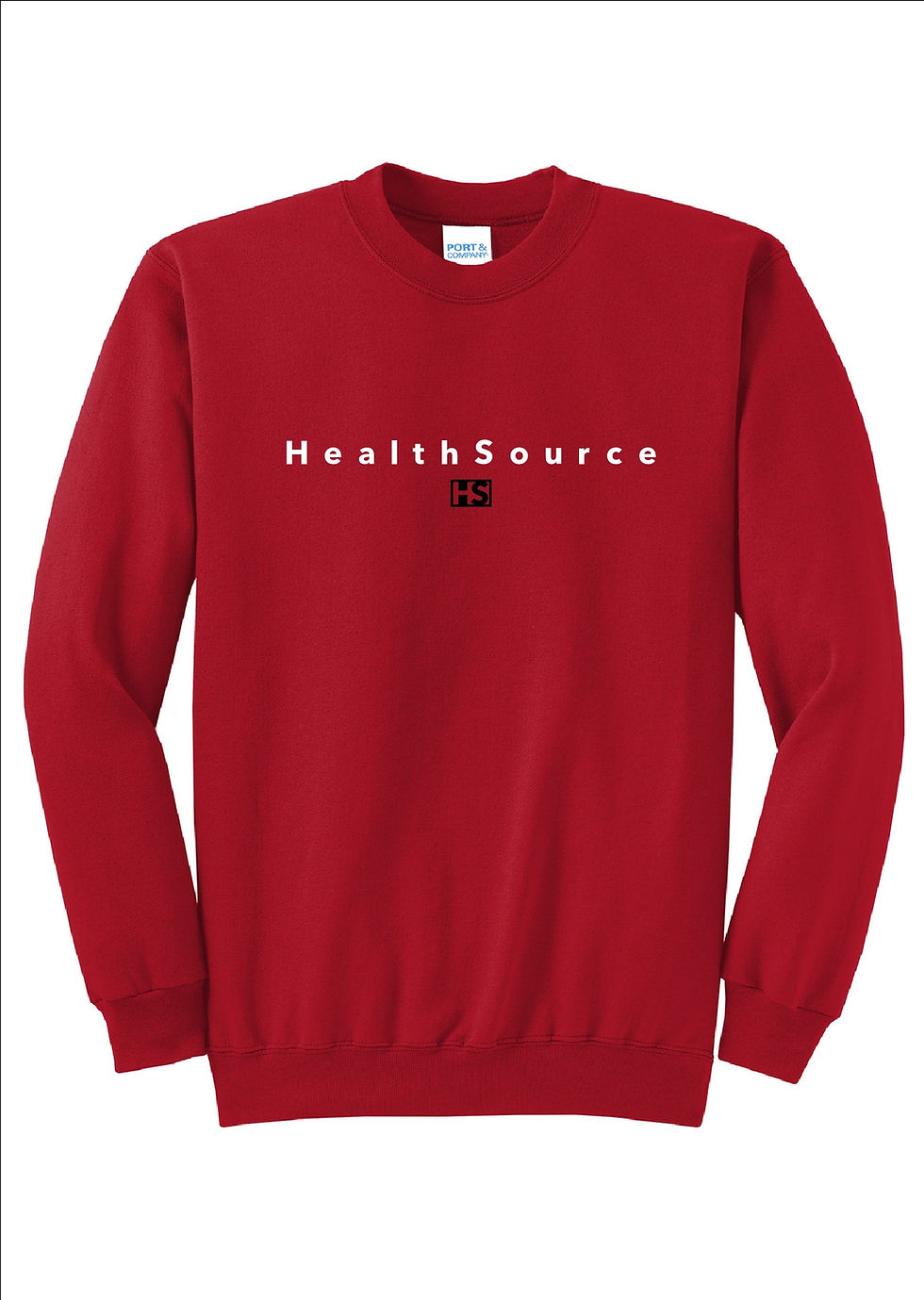 Thumbnail: HealthSource Minimalist Port & Co. Fleece Crewneck