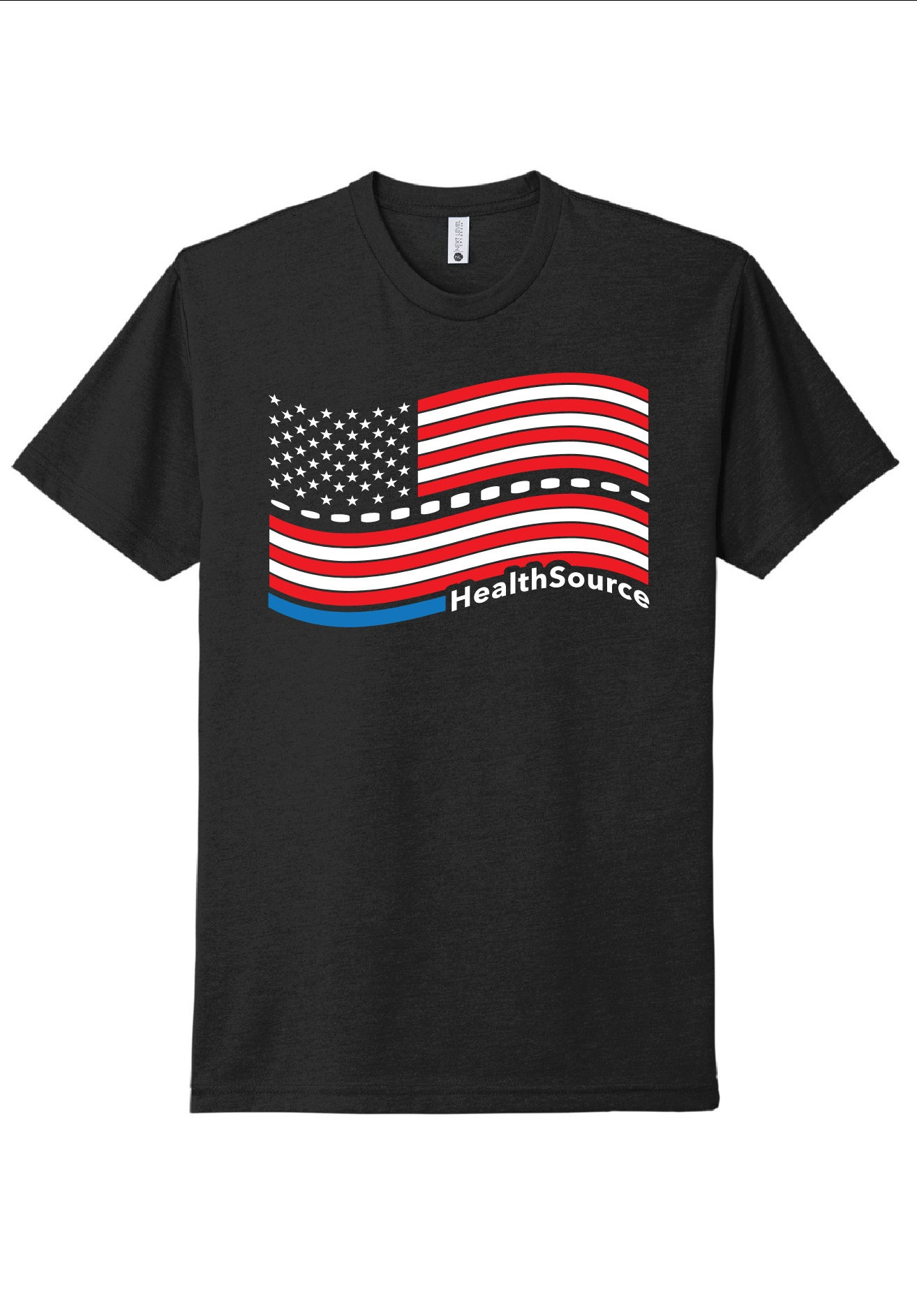 HealthSource Flag Unisex Heather CVC Tshirt