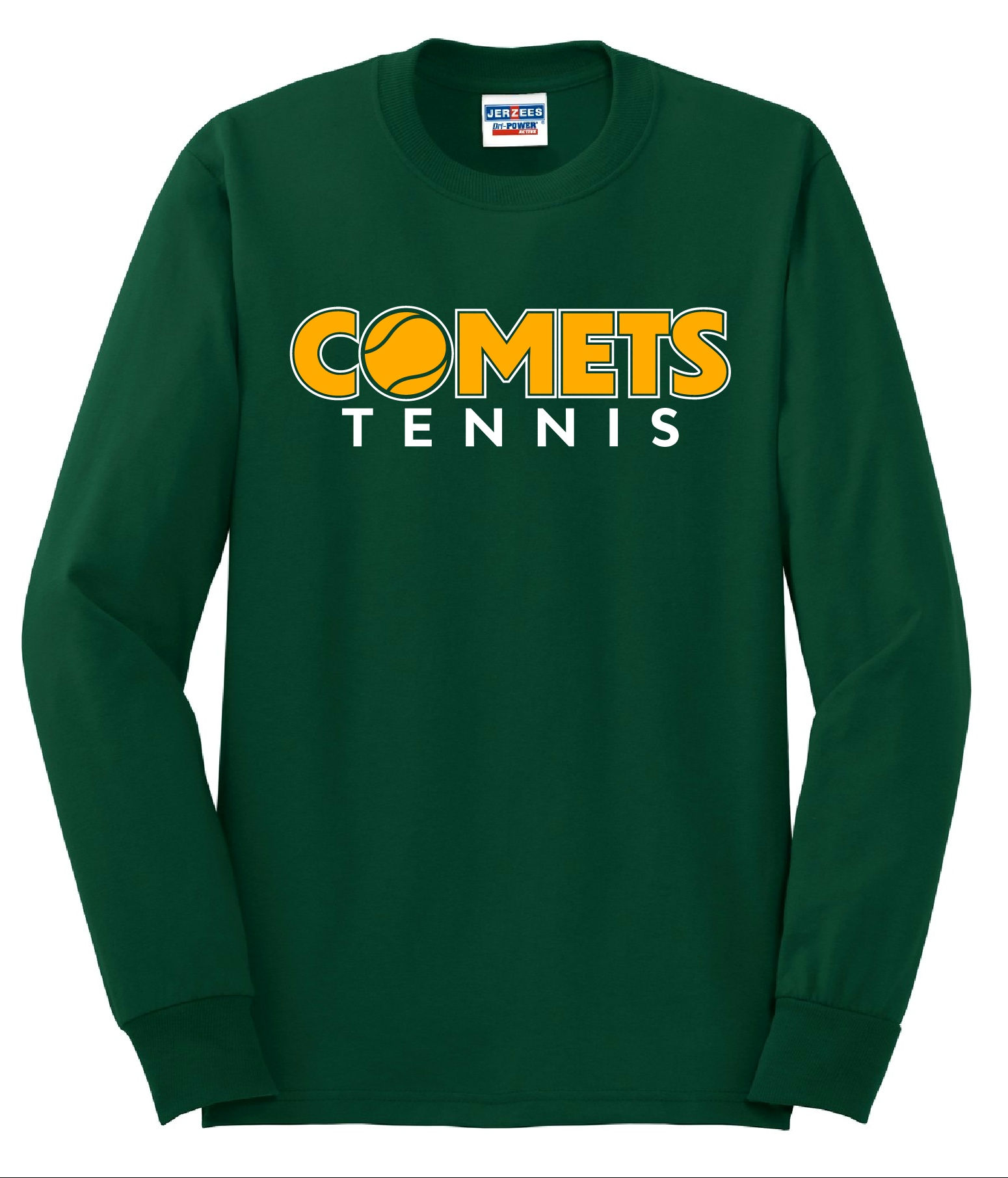 Comets Tennis Jerzees® Longsleeve Dri-Power® 50/50 Cotton/Poly Tshirt