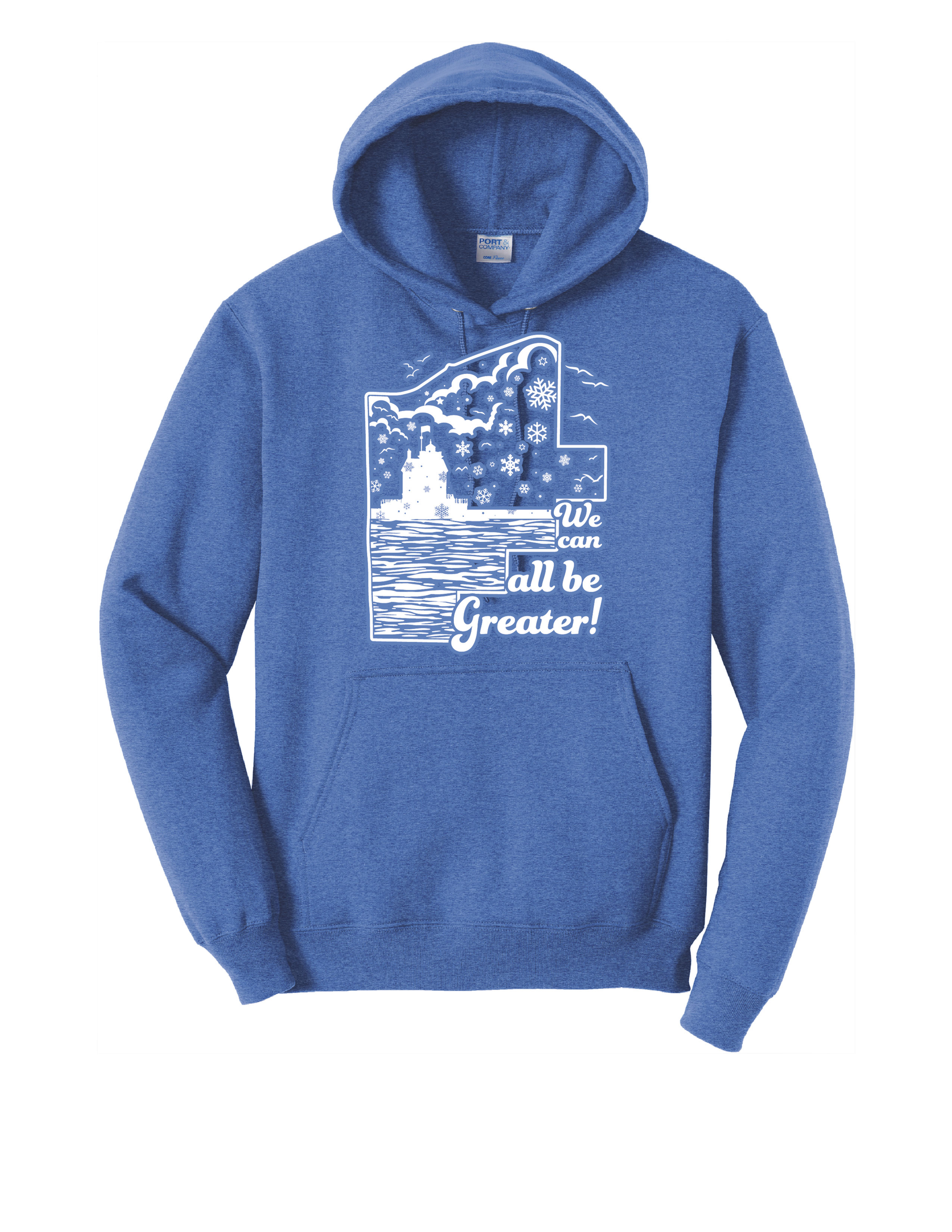 United Way of Greater Lorain County Lake Holiday Hoodie Sweatshirt