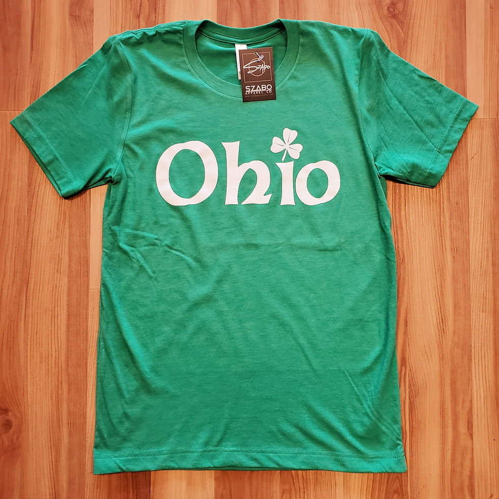 St. Patrick's Day Ohio T shirt