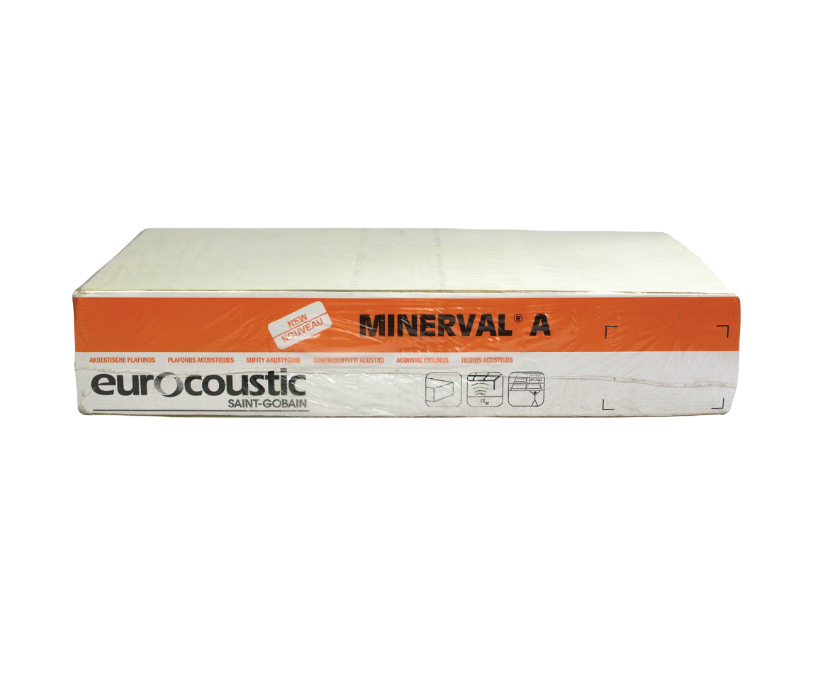 Minerval™ A is a non-combustible Glasswool tile with excellent acoustic properties.