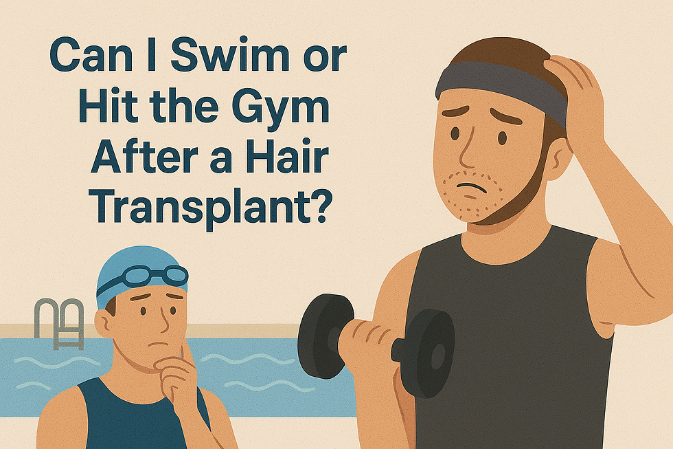 Can I Swim or Hit the Gym After a Hair Transplant?