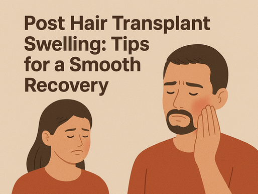 Post Hair Transplant Swelling