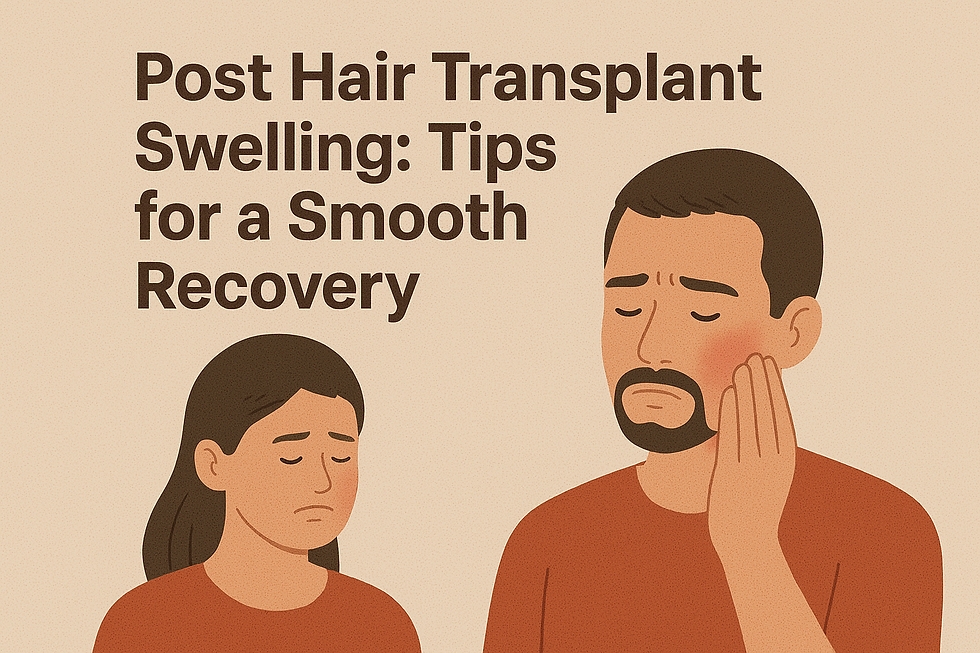 Post Hair Transplant Swelling