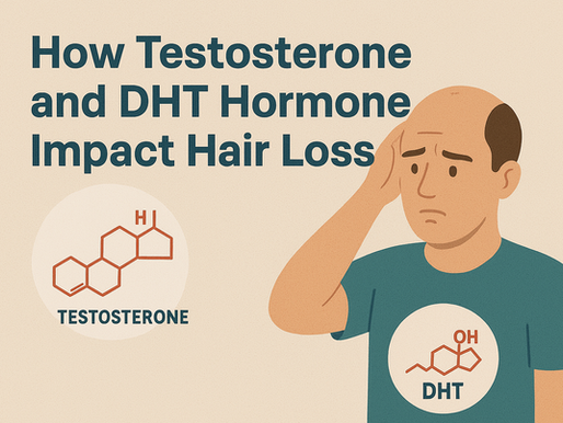 How Testosterone and DHT Hormone Impact Hair Loss