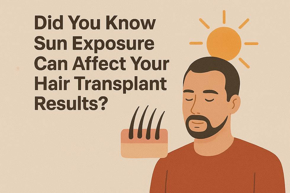 Did You Know Sun Exposure Can Affect Your Hair Transplant Results?