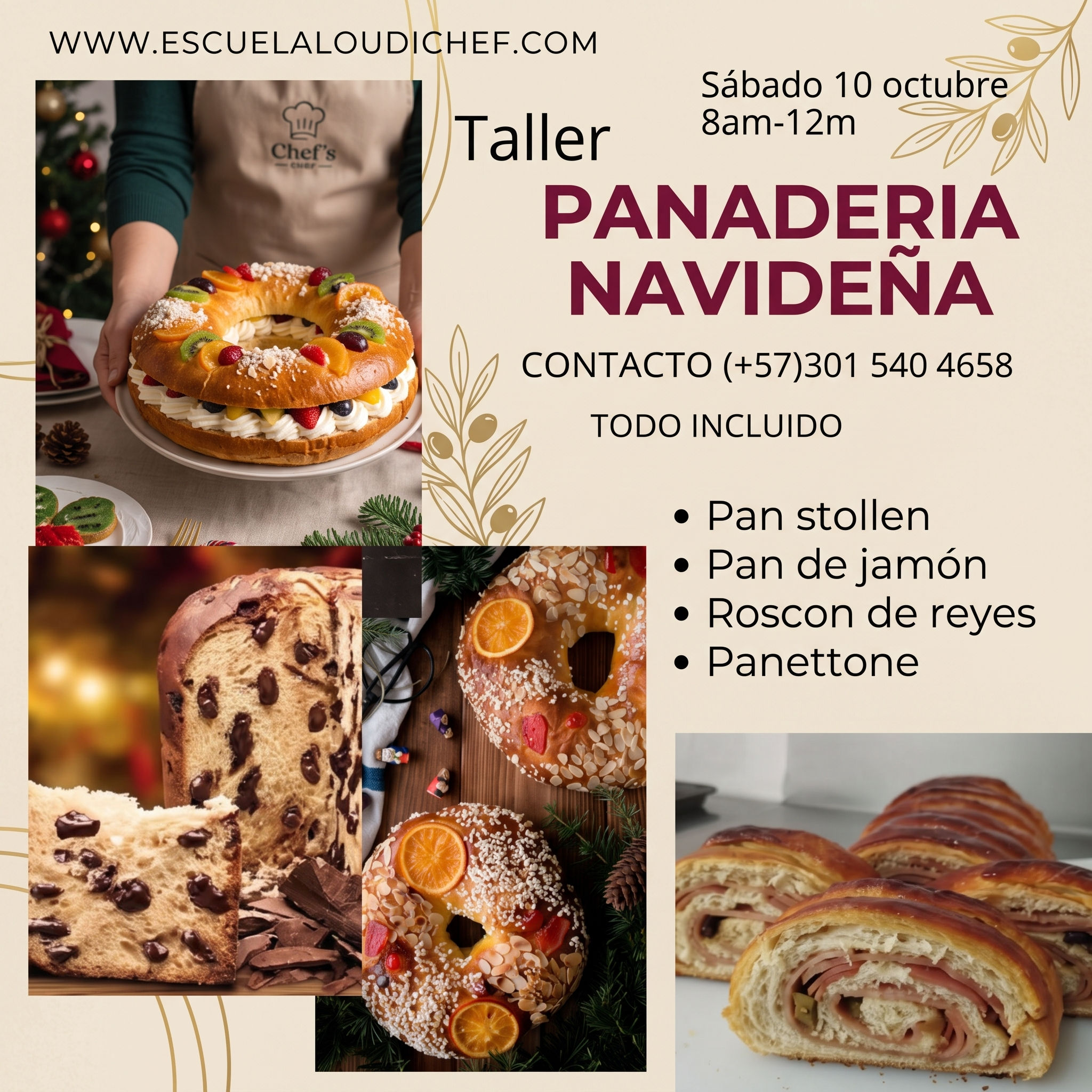 TALLER PANADERÍA NAVIDEÑA
