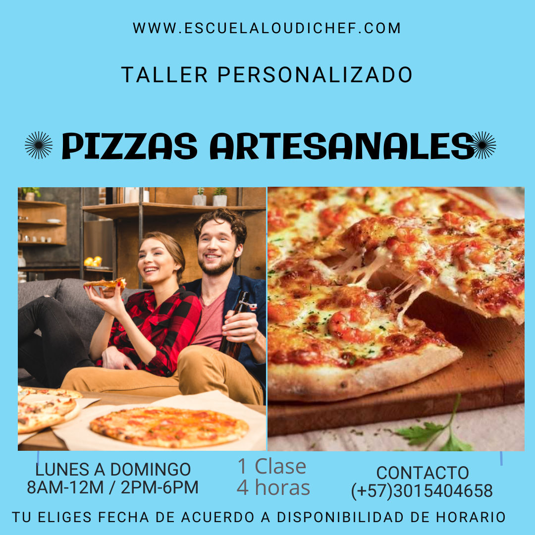 Taller personalizado PIZZAS CASERAS
