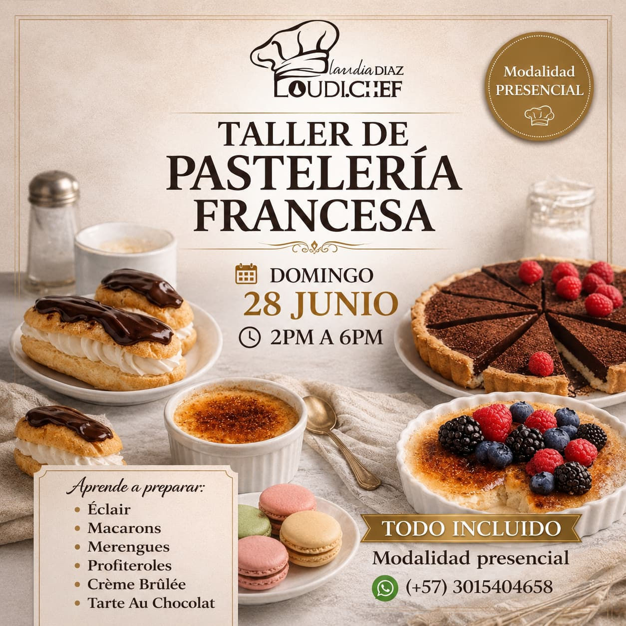 Taller  PASTELERIA FRANCESA 