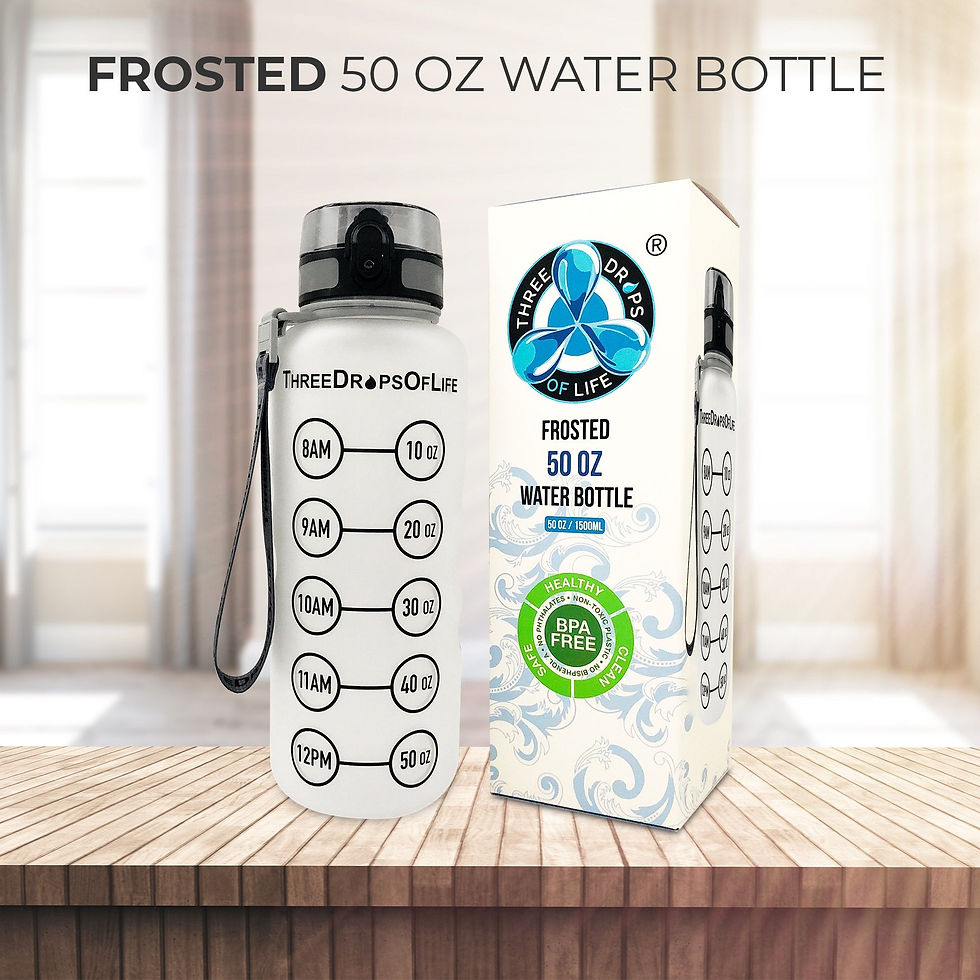 Thumbnail: Frosted 50oz Sports Water Bottle