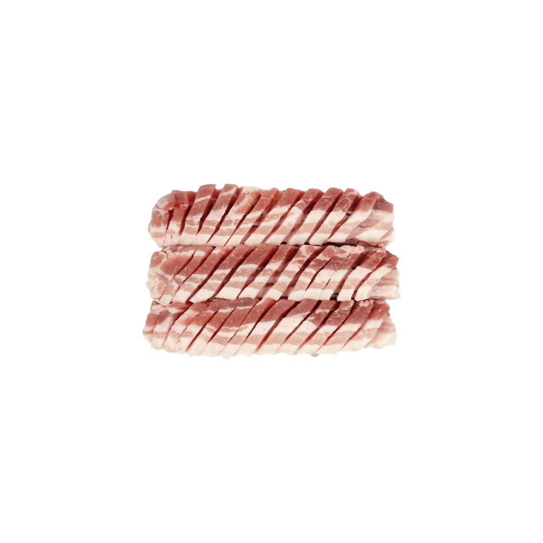 벌집삼겹살 (Honeycomb Cut Pork Belly)($11.49/ LB)