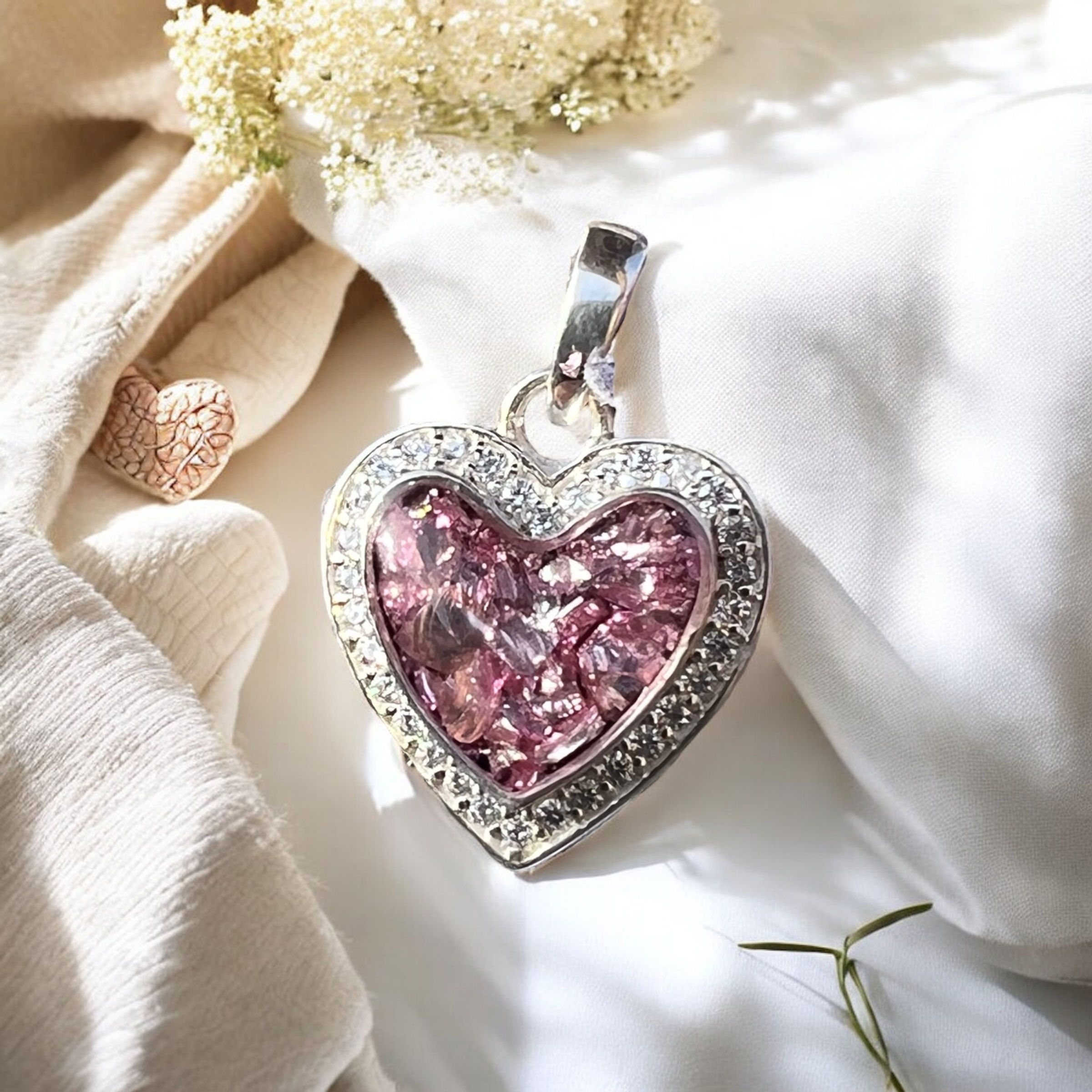'Crystal Darla' Heart Pendant