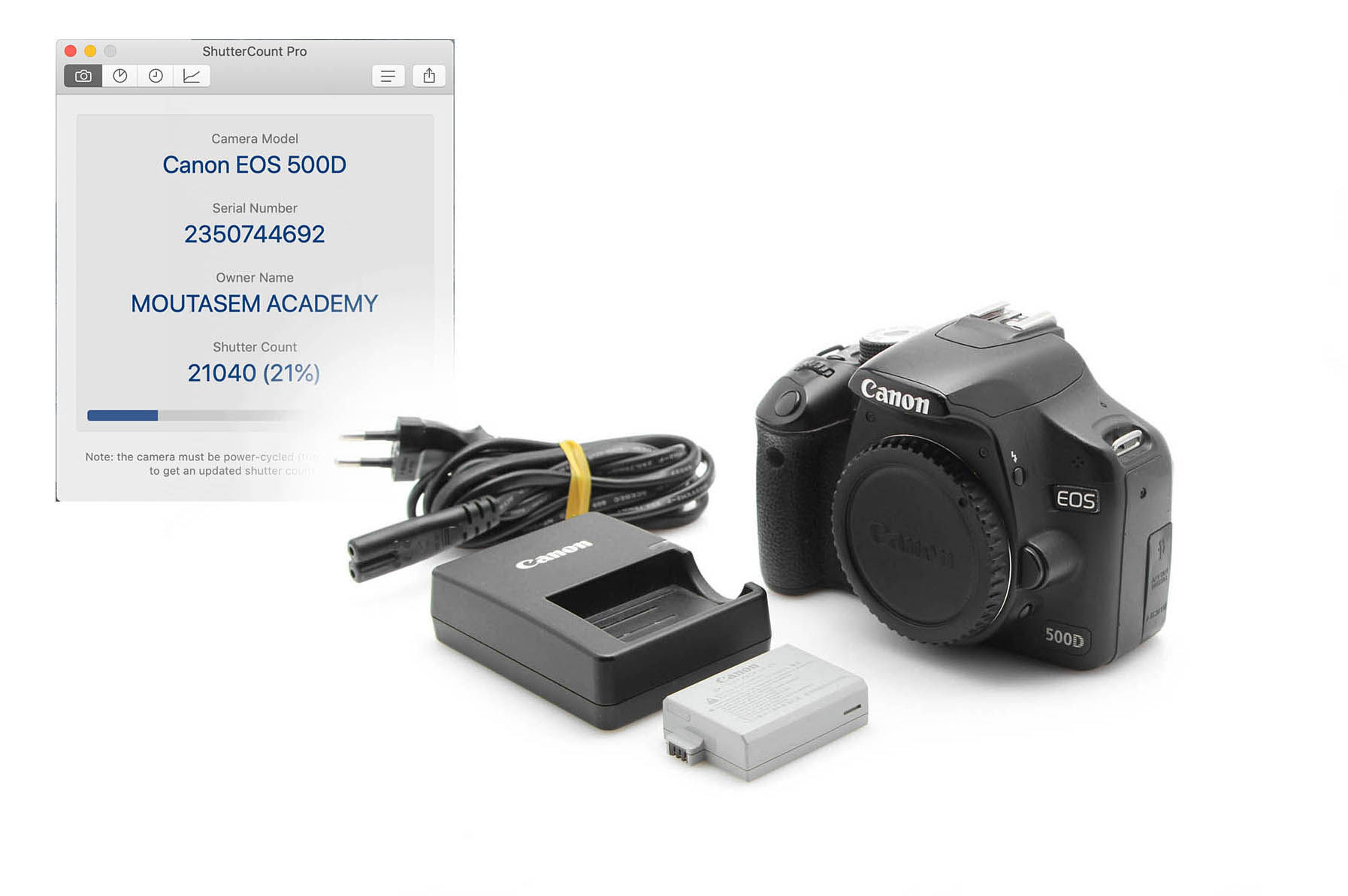 Canon EOS 500D Camera Body