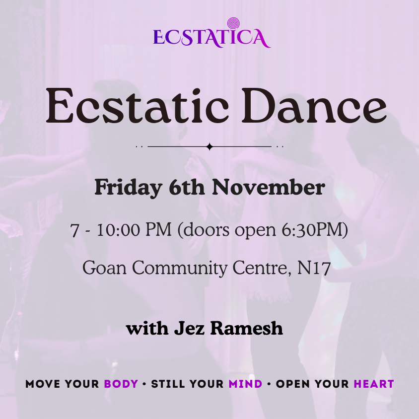 Ecstatica: Ecstatic Dance & Cacao, Nov 6th 2026
