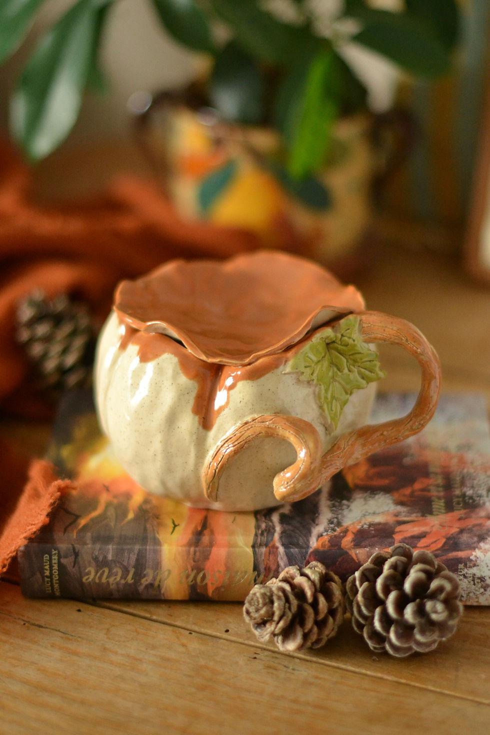 Brûle-parfum Artisanal citrouille