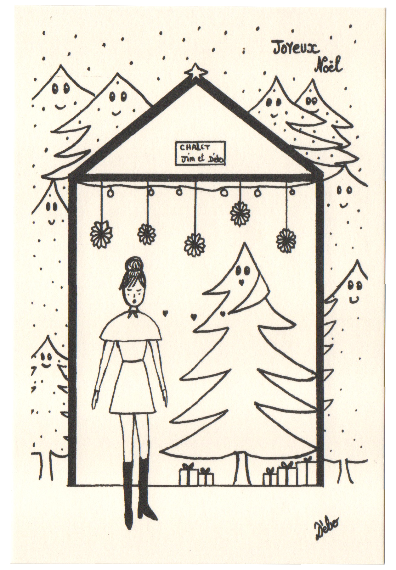 Carte de Noël #1 (lot de 3)