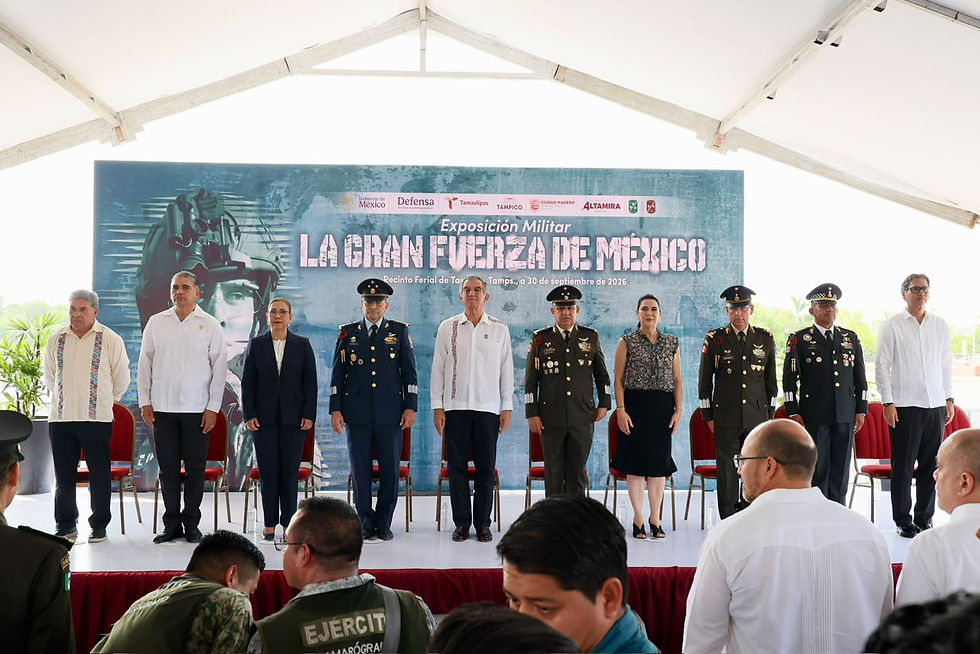 Ciudad Madero hace sinergia con los tres órdenes de Gobierno en la Exposición Militar “la Gran Fuerza de México”