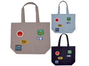 F261PB303 ROADSIGN WAPPEN TOTE BAG