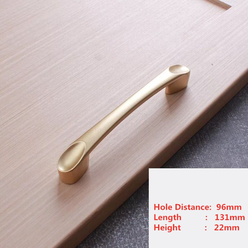 Thumbnail: Handles Drawer Cabinet Furniture Kitchen Handles for Cabinet Pearl Golden