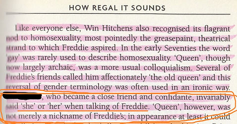 Excerpt from book on Queen