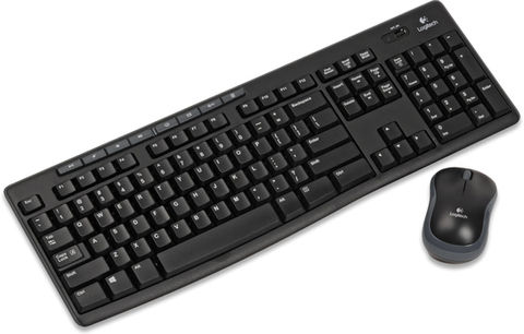 סט מקלדת ועכבר אלחוטיים ערבית Logitech MK270