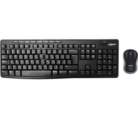 סט מקלדת ועכבר אלחוטיים ערבית Logitech MK270