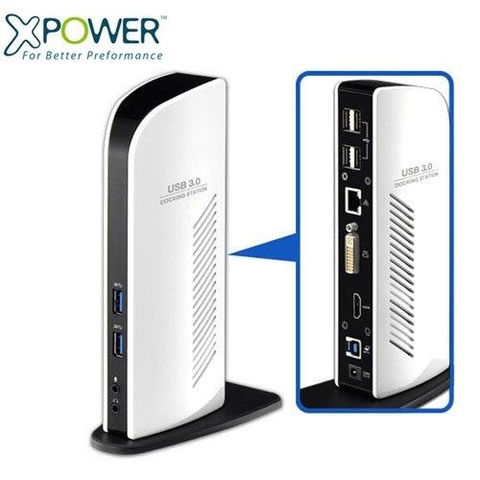 XPOWER UNIVERSAL DOCKING STATION USB3 תחנת עגינה אוניברסלית