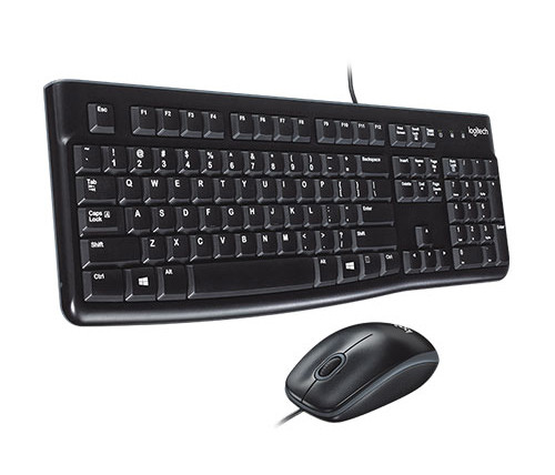 Logitech Desktop Set  סט מקלדת ועכבר ערבית MK120