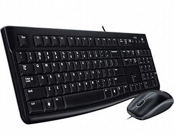 Logitech Desktop Set  סט מקלדת ועכבר עברית MK120