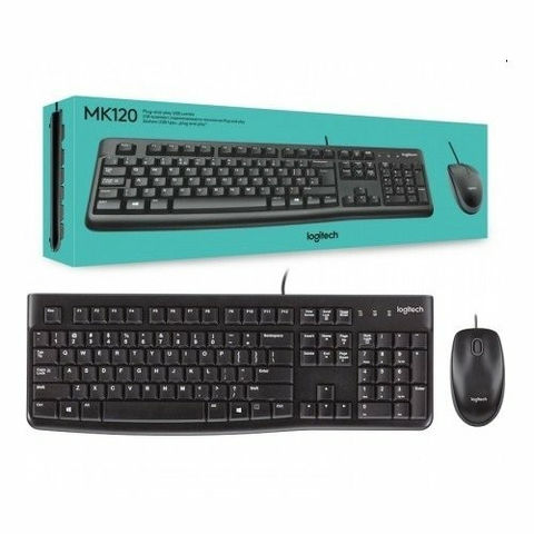 Logitech Desktop Set  סט מקלדת ועכבר ערבית MK120