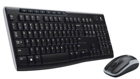 סט מקלדת ועכבר אלחוטיים ערבית Logitech MK270