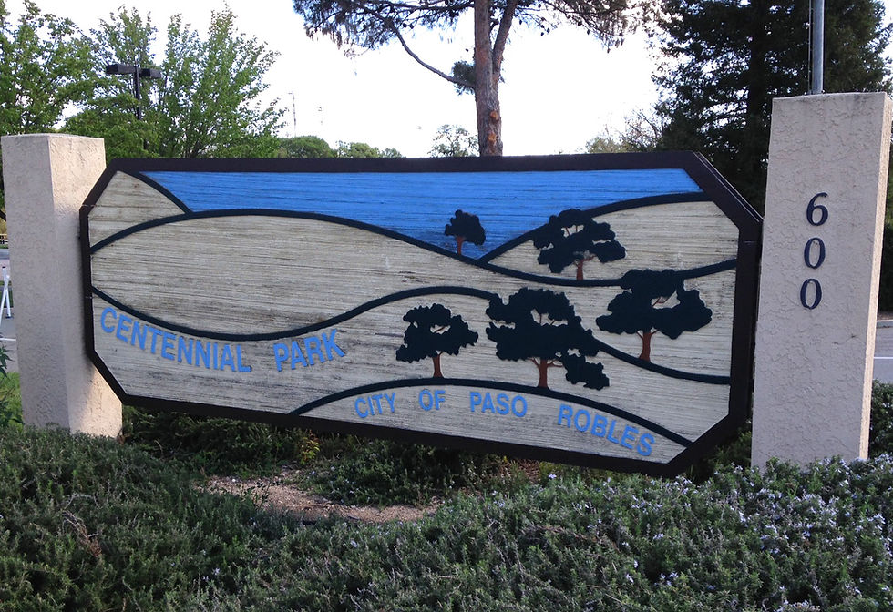 Centennial Park Entrance Sign