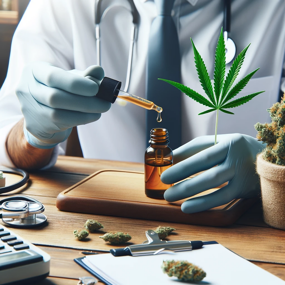 Person using a tincture dropper with cannabis oil, no text, health and wellness theme