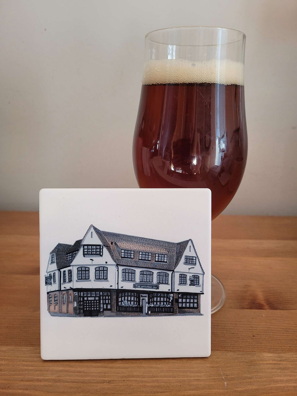 Thumbnail: Waterside Inn Ceramic Coaster