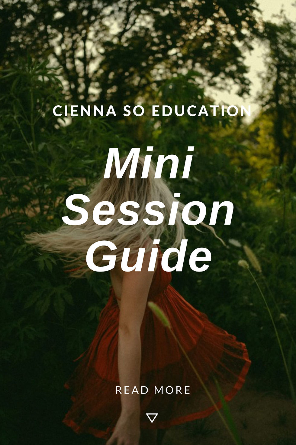 Cienna So Education - Mini Session Guide for Photographers graphic image