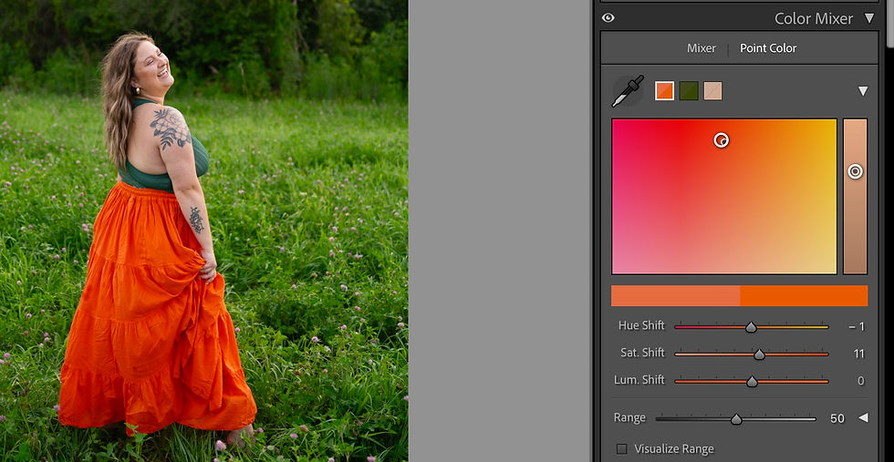 How to fix colors in Lightroom