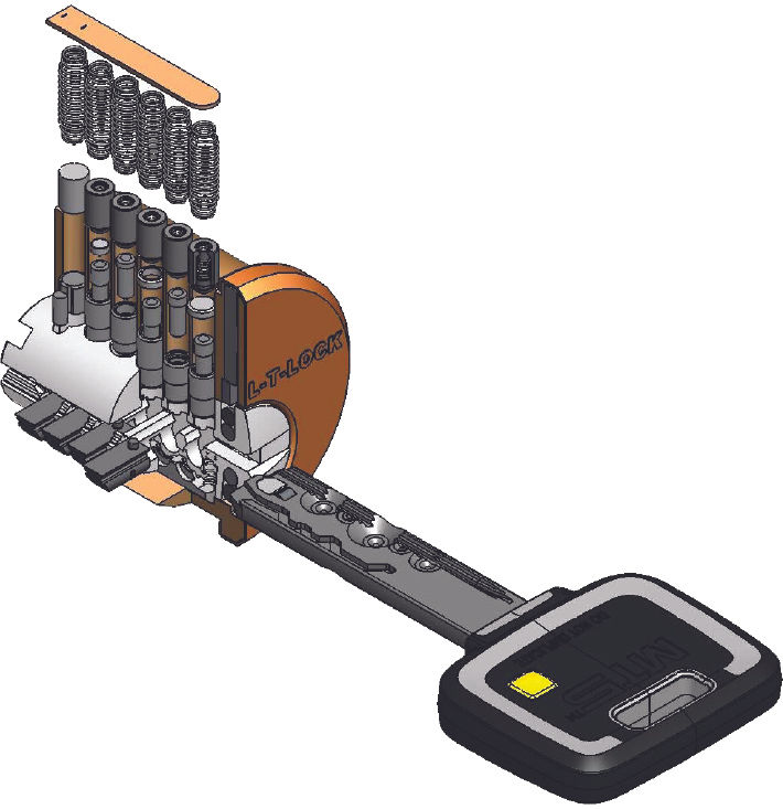 Thumbnail: Mul-t-lock MT5+ MTL 800 Hercular Double Cylinder Captive Key Grade 1 Deadbolt