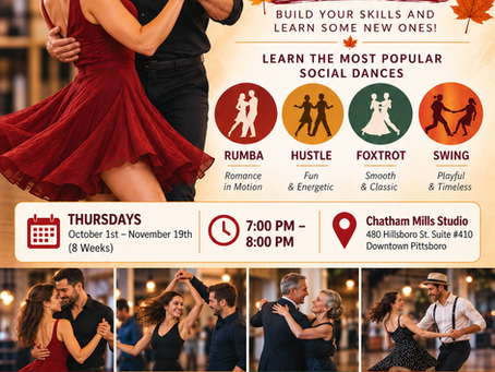 Dance your Way into the Holiday Season with the 8 Week Party Prep Series starting this October!