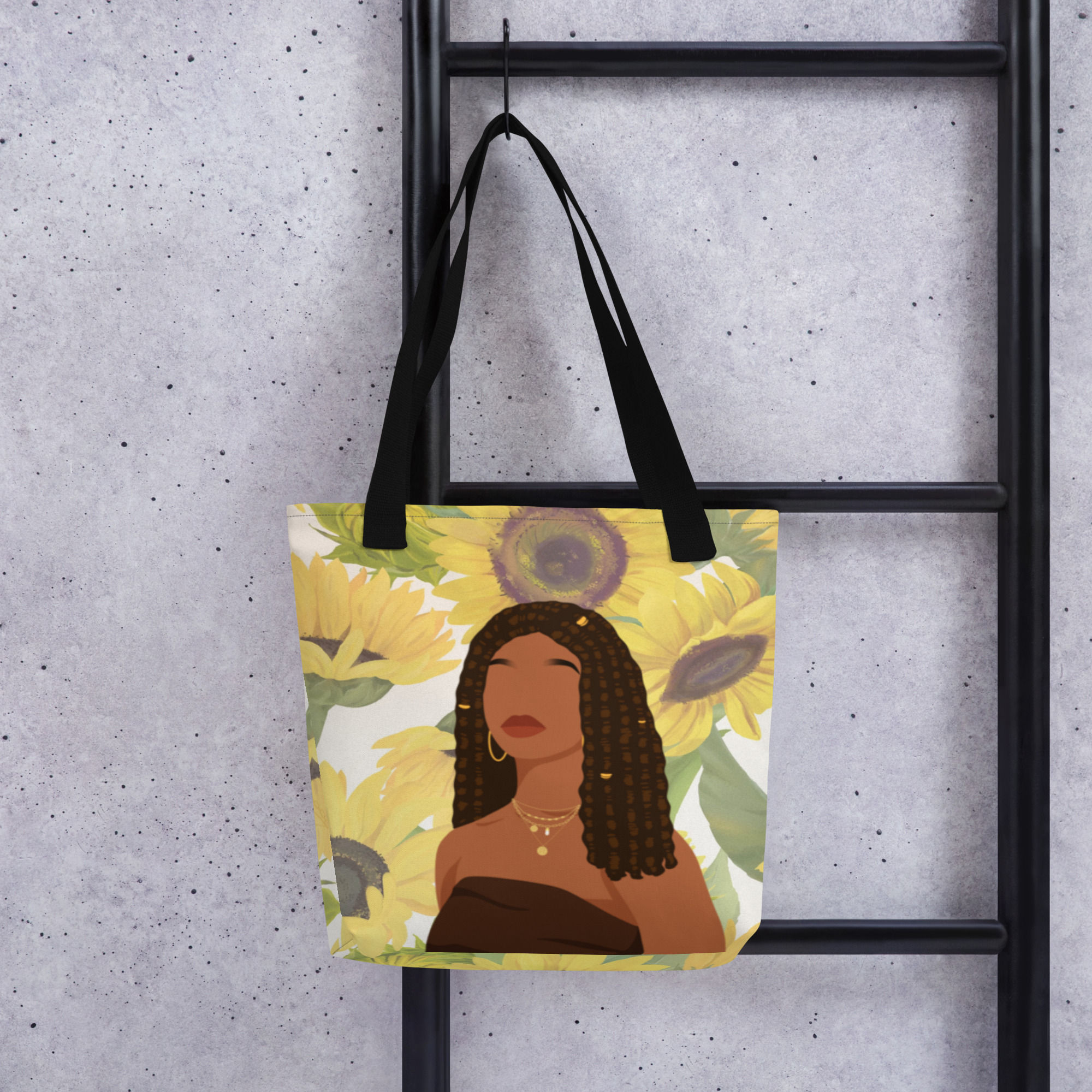 Sunflower Queen Tote bag