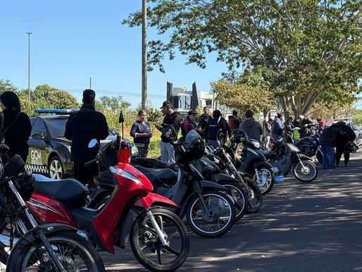 Operação Escapamento fiscaliza motocicletas barulhentas em Birigui (SP)