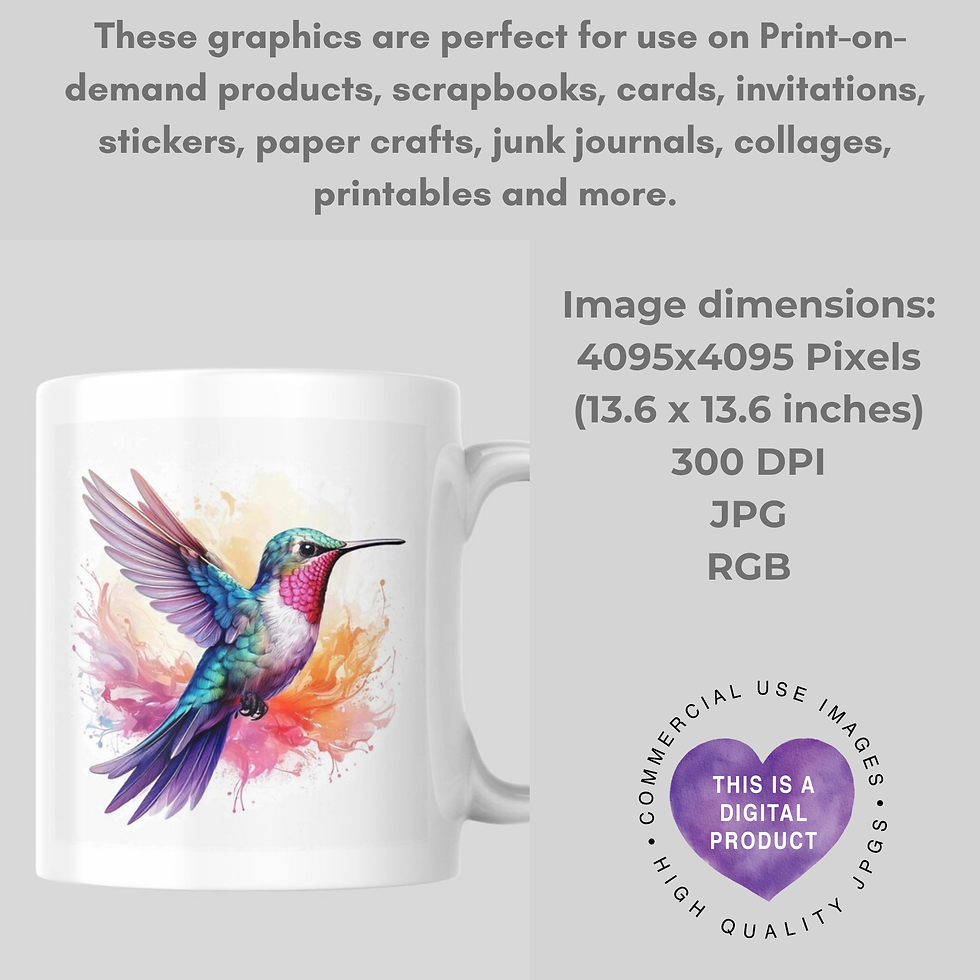 Thumbnail: Hummingbird JPG Clip Art