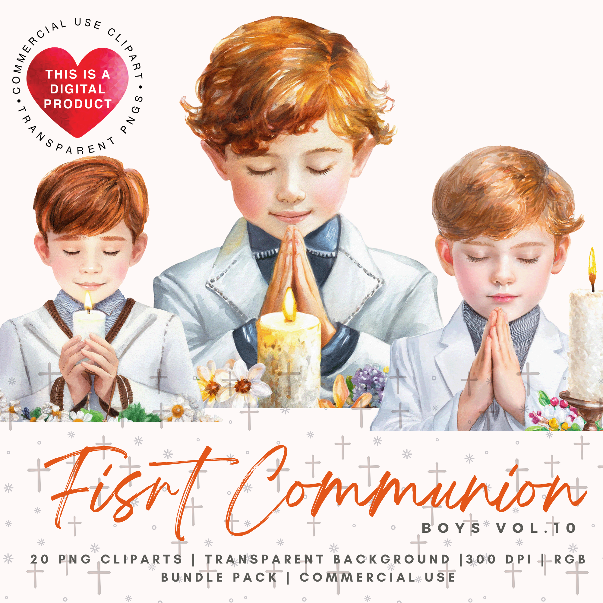 First Communion Boys Vol.10 PNG