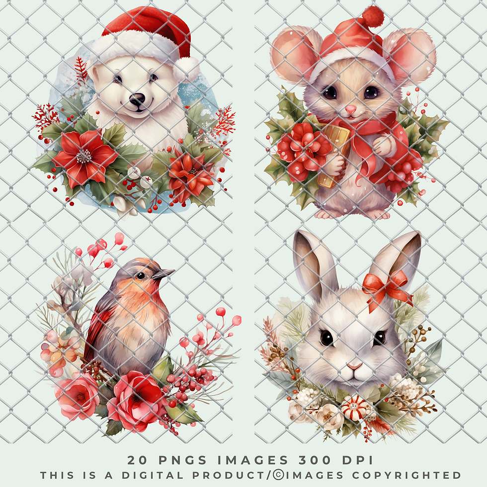 Thumbnail: Christmas Animals Vol.1 PNG