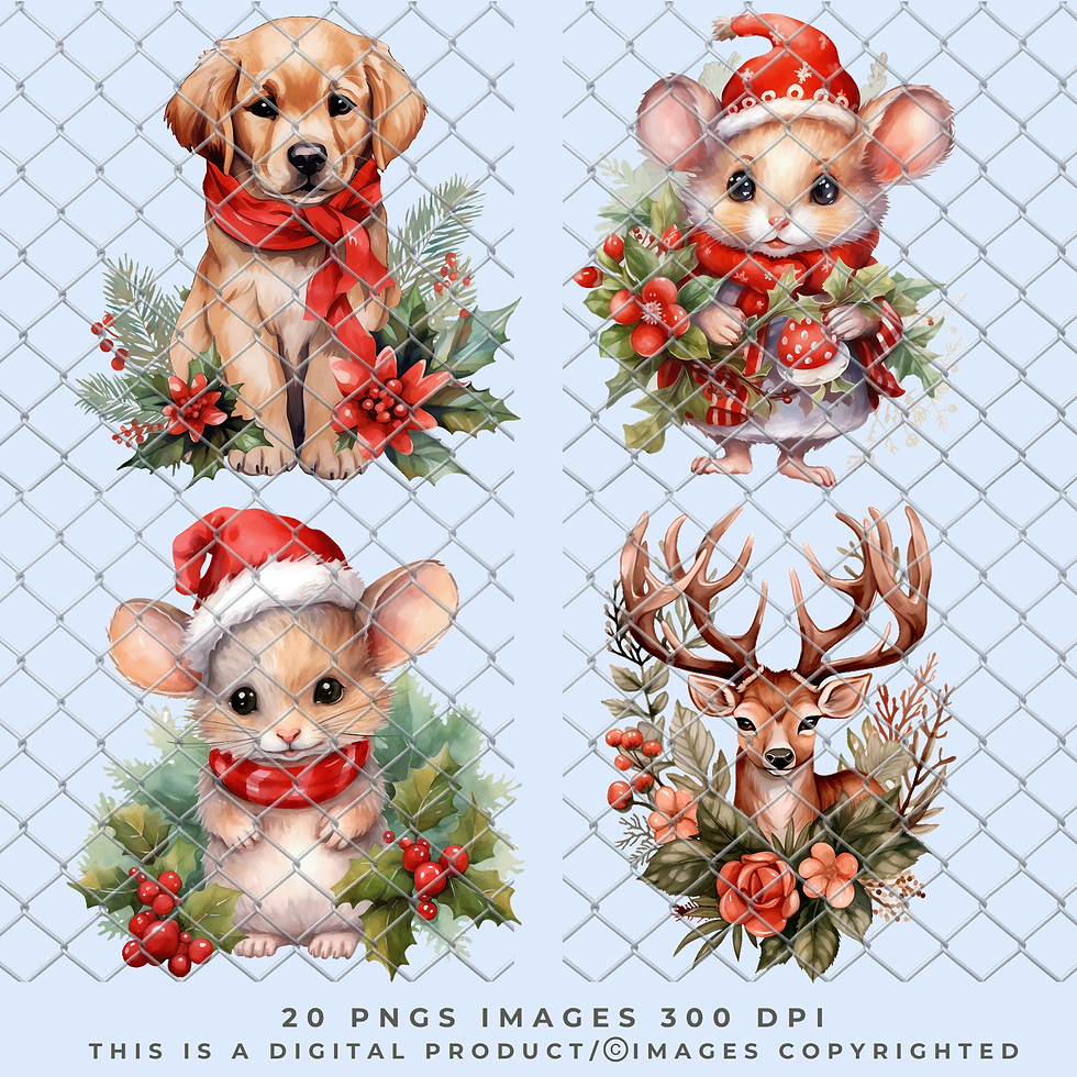 Thumbnail: Christmas Animals Vol.2 PNG