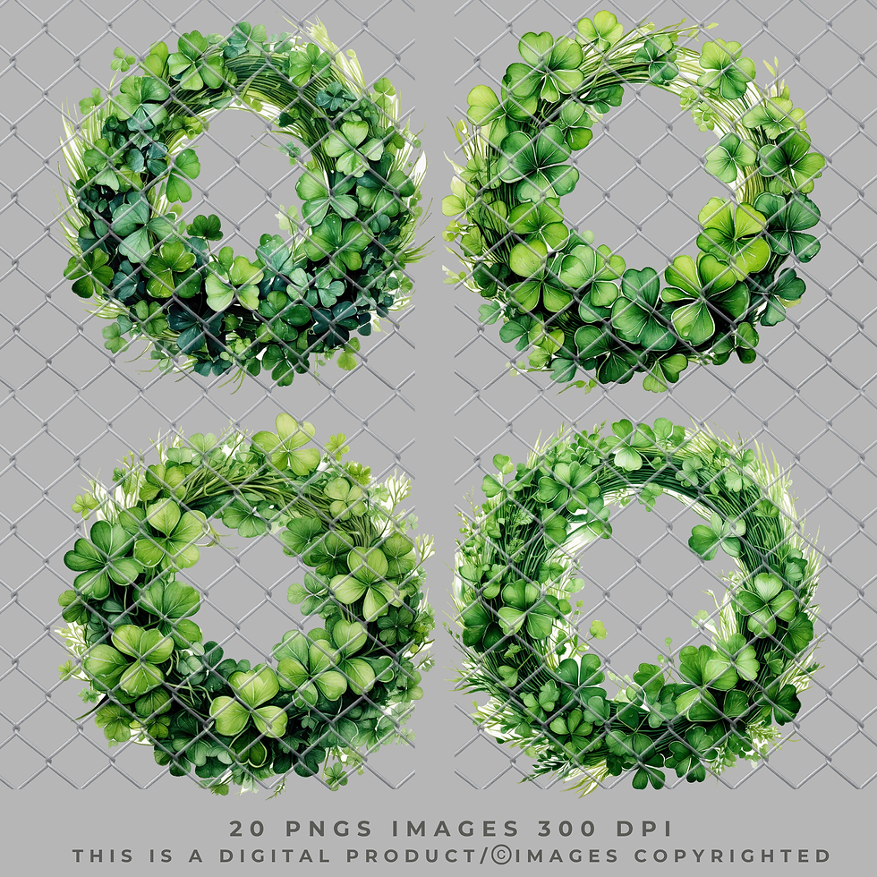 Thumbnail: Shamrock wreath vol.2 PNG